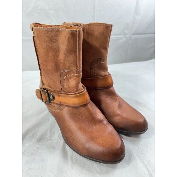 Pikolinos Brujas Brown Leather Ankle Boot Women's Size 7.5-8 - Picture 1 of 14